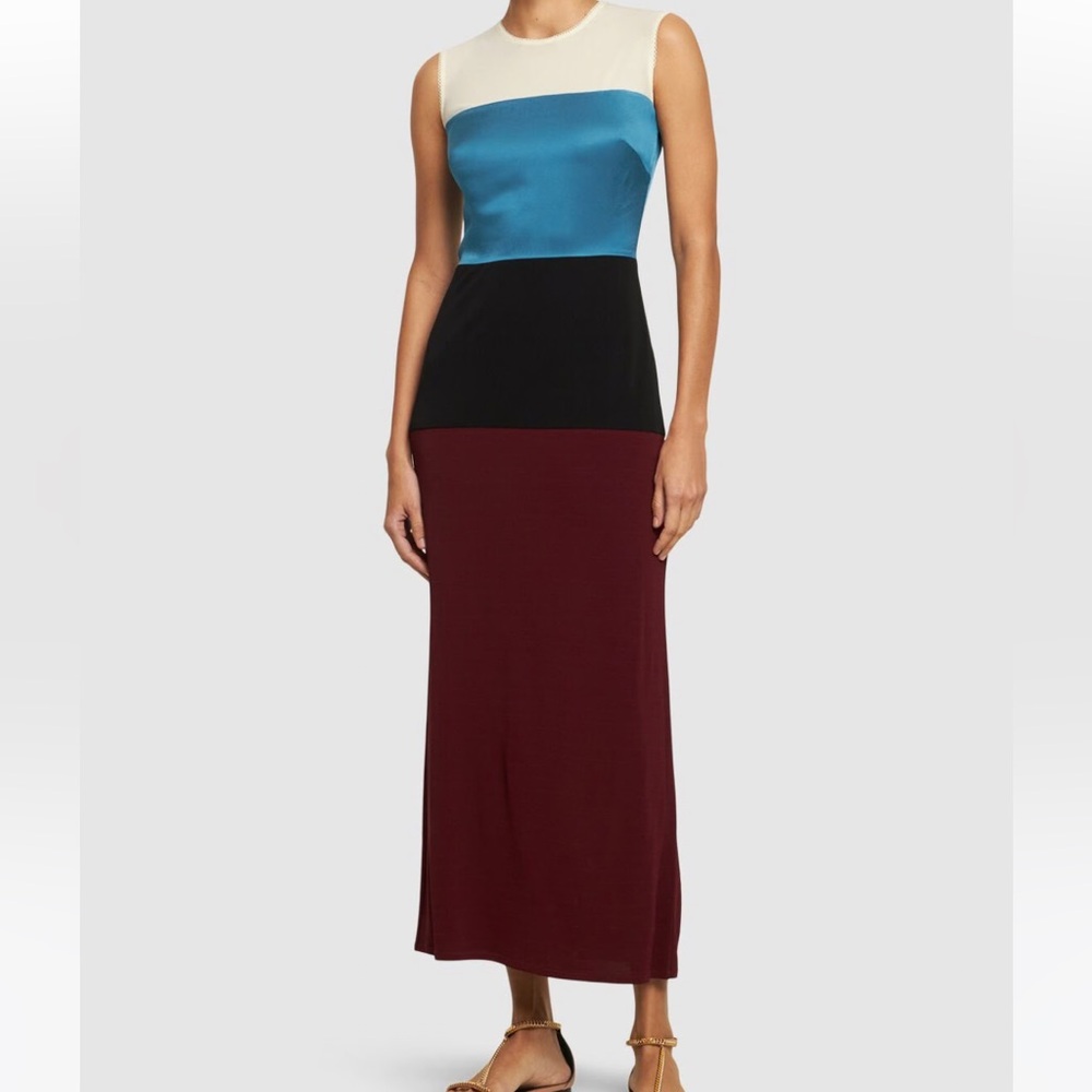 Tory Burch color block wool dress size 4